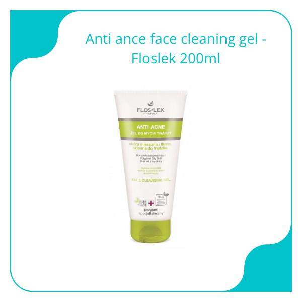 SRM-Anti ance face cleaning gel - Floslek 200ml
