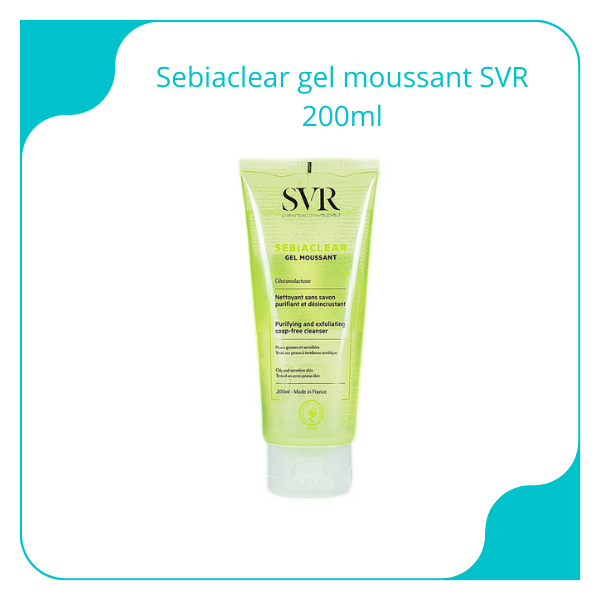 SRM-Sebiaclear gel moussant SVR 200ml