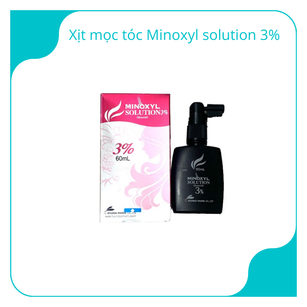 Xịt mọc tóc Minoxyl solution 3%