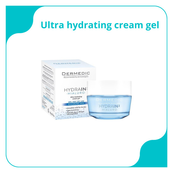 Dermadic hydrain 3 hialuro ultra hydrating cream -gel 