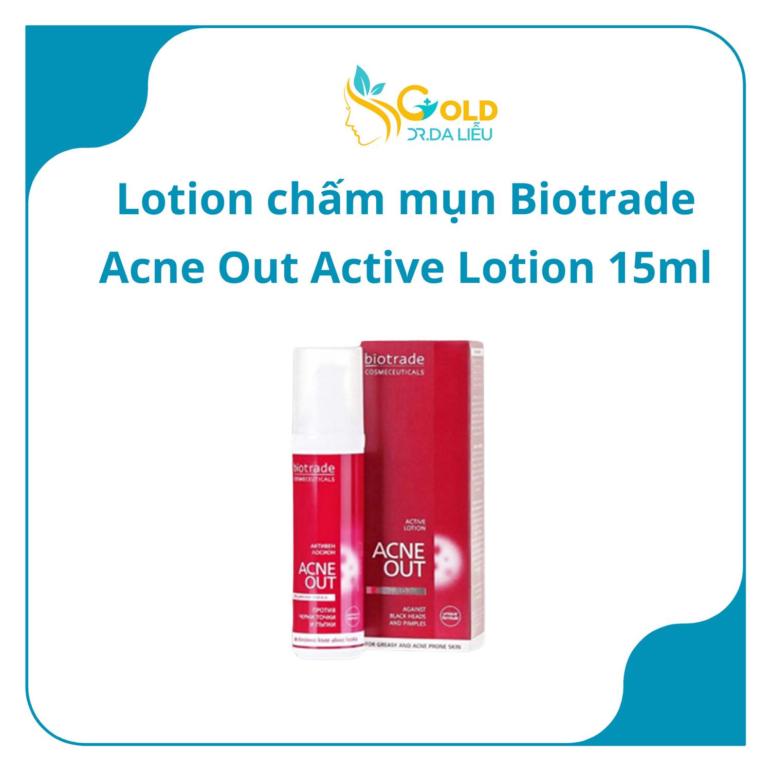Lotion chấm mụn Biotrade Acne Out Active Lotion 15ml