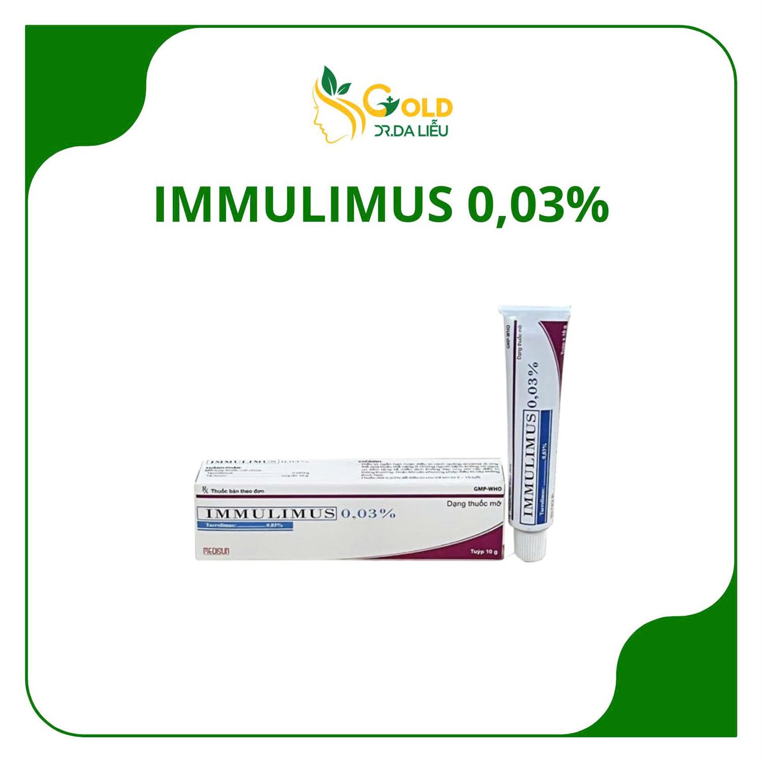  Thuốc Immulimus 0.03%