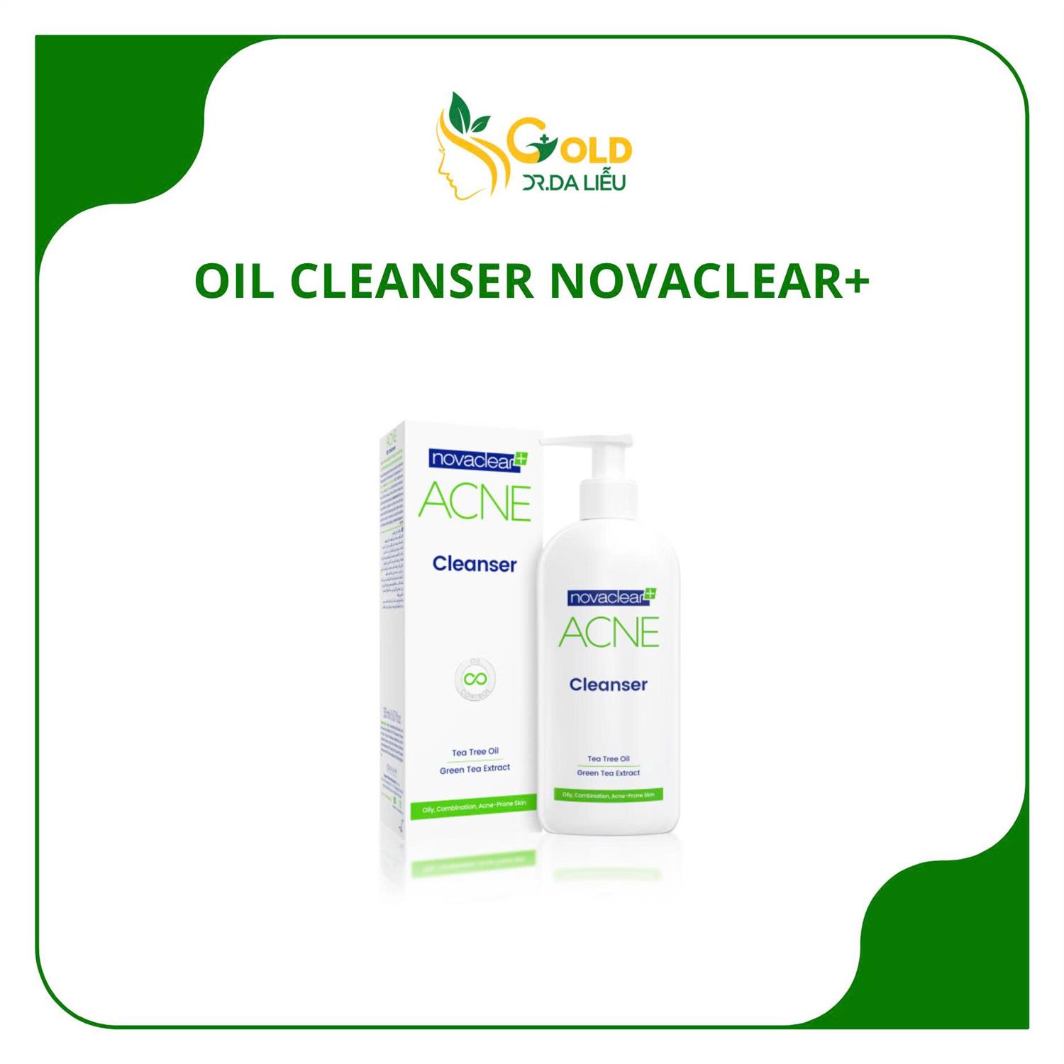 SRM da dầu mụn Novaclear acner 150g