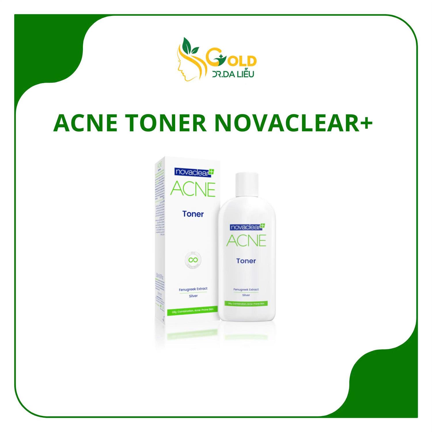 Toner da dầu mụn Novaclean 150ml