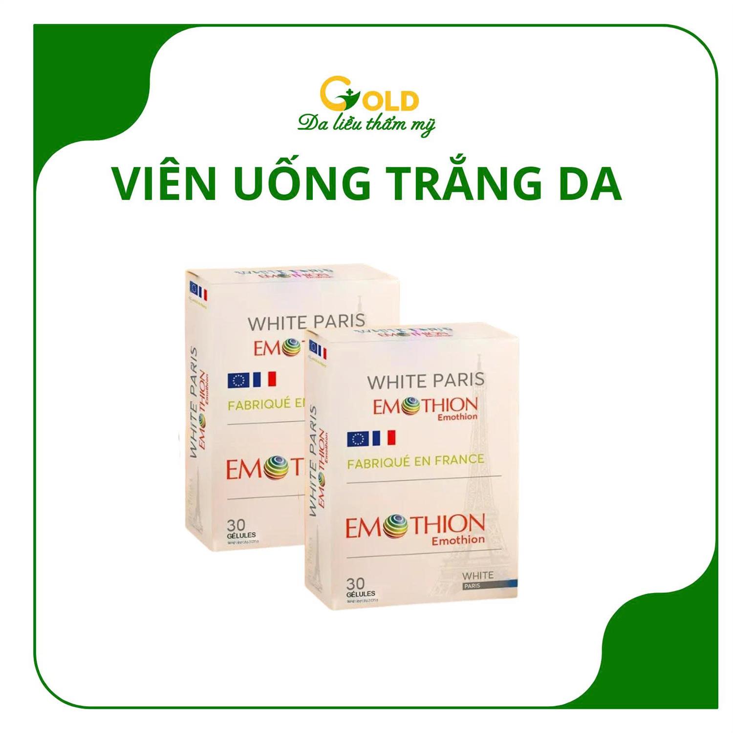 Viên uống trắng da White Paris 30 viên